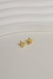 Heliophilia Silver Pendientes de Plata de Ley 925 en Dorado